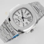 Patek Philippe Nautilus Chronograph 5980/1A-019 40.5mm White Dial – VIP Version - Image 2