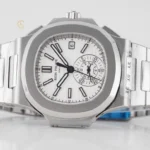 Patek Philippe Nautilus Chronograph 5980/1A-019 40.5mm White Dial – VIP Version - Image 3