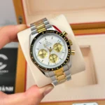 Omega Speedmaster Moonwatch Professional 310.20.42.50.02.001 42mm White Dial Demi Yellow Gold – VIP Version - Image 2