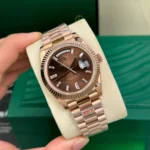 Rolex Day Date 228235 Chocolate Dial 40mmm Everose Gold 180gram – VIP Version - Image 2