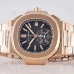 Patek Philippe Nautilus Chronograph 5980/1R-001 40mm Black-Gray Dial Rose Gold – VIP Version - Image 2