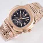Patek Philippe Nautilus Chronograph 5980/1R-001 40mm Black-Gray Dial Rose Gold – VIP Version - Image 5