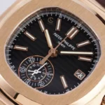 Patek Philippe Nautilus Chronograph 5980/1AR-001 40.5mm Black Dial – VIP Version - Image 3