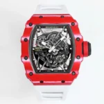 Richard Mille RM35-02 Rafael Nadal Red White Strap Carbon – VIP Version - Image 2