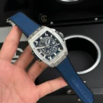 Hublot Spirit Of Big Bang 642.NX.7170.RX 642NX7170RX 44mm Blue Dial Titanium V2 – VIP Version - Image 5