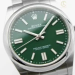 Rolex Oyster Perpetual 41mm 124300 Green Dial Steel – VIP Version - Image 2