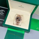 Rolex Day Date 228235 Chocolate Dial 40mmm Everose Gold 180gram – VIP Version - Image 8