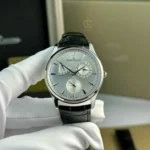 Jaeger-LeCoultre Master Ultra Thin Power Reserve Q1378420 SIiver Dial Steel – VIP Version - Image 2