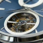 Jaeger Lecoultre Master UltraThin Tourbilon 40mm Blue Dial Steel – VIP Version - Image 5