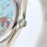 Rolex Oyster Perpetual 41mm 124300 Mặt Số Ice Blue Họa Tiết Celebration Steel – VIP Version - Image 6