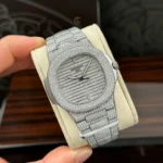 Patek Philippe Nautilus 5711/1A 40mm Full Moissanite – Customize Diamod - Image 3