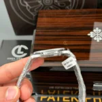 Patek Philippe Nautilus 5711/1A 40mm Full Moissanite – Customize Diamod - Image 8