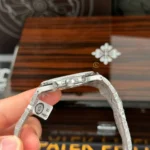 Patek Philippe Nautilus 5711/1A 40mm Full Moissanite – Customize Diamod - Image 7