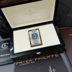 Patek Philippe Nautilus 5712/1A 40mm Custom Full Moissanite Baguette HongKong – Customize Diamod - Image 11