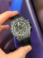 Rolex Daytona Skeleton DIW Carbon black 40mm – VIP Version - Image 4