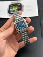 Cartier Santos De Cartier Medium Blue WSSA0063 35.5mm – VIP Version - Image 4