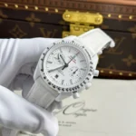 Omega Speedmaster Dark Side of The Moon White Side of the Moon 311.93.44.51.04.002 44.25 White Ceramic – VIP Version - Image 3