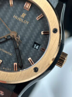 Hublot Classic Fusion Ceramic Carbon Dial King Gold JJZ 42mm Base – VIP Version - Image 5