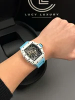 Richard Mille RM35-01 Rafa Cacbon NTPT Blue Strap 42mm – VIP Version - Image 7
