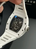 Richard Mille RM055 Manual Winding Bubba Watson 42mm White Ceramic V5 2026 – VIP Version - Image 7