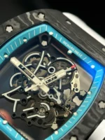 Richard Mille RM055 Asia Manual Winding Bubba Watson Carbon 42MM Blue – VIP Version - Image 4