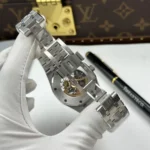 Audemars Piguet Royal Oak Frosted Gold Double Balance Wheel Openworked 41mm benzen Baugette – VIP VERSION - Image 10