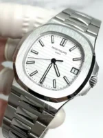 Patek Philippe Nautilus 5711A White 40mm Custom MODIFY 2026 – Handcrafted Version - Image 4