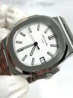 Patek Philippe Nautilus 5711A White 40mm Custom MODIFY 2026 – Handcrafted Version - Image 3